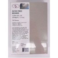 A4 1mm Thick Chipboard 50 Sheets 600gsm 1000ums