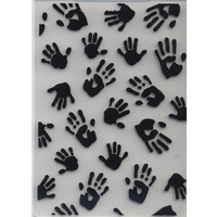 Embossing Folder Hand Prints 10.5cm x 14.5cm