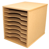 Paper Storage Rack Display, 12×12 Paper Storage Shelves