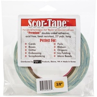 Scor-Pal Scor-Tape Premium Double-Sided Adhesive 0.375 inch x 27 yards