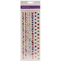 Forever in Time Paper Craft Collection Jewel Borders Self-adhesive
