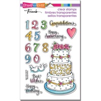 Stampendous Fran's Clear Stamps Cake Tiers 