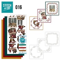 Couture Creations Stitch & Do Decoupage Sticker Set Christmas Markets