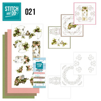 Couture Creations Stitch & Do Decoupage Sticker Set Rustic Christmas