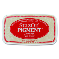 StazOn Pigment Ink Pad Passion Red