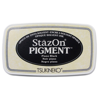 StazOn Pigment Ink Pad Piano Black
