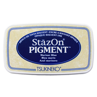 StazOn Pigment Ink Pad Mariner Blue