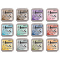 Tim Holtz Distress Oxide Ink Pad 12 Colours Set 1