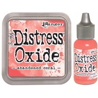 Tim Holtz Distress Oxide Ink Pad + Reinker Abandoned Coral