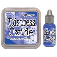 Tim Holtz Distress Oxide Ink Pad + Reinker Blueprint Sketch