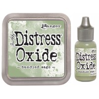 Tim Holtz Distress Oxide Ink Pad + Reinker Bundled Sage