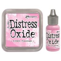 Tim Holtz Distress Oxide Ink Pad + Reinker Kitsch Flamingo