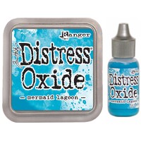 Tim Holtz Distress Oxide Ink Pad + Reinker Mermaid Lagoon