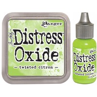Tim Holtz Distress Oxide Ink Pad + Reinker Twisted Citron