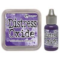 Tim Holtz Distress Oxide Ink Pad + Reinker Villainous Potion