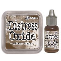 Tim Holtz Distress Oxide Ink Pad + Reinker Walnut Stain