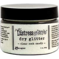 Tim Holtz Distress Stickles Dry Glitter 3oz Clear Rock Candy