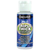 DecoArt Triple Thick Brilliant Brush-On Gloss Glaze 2oz Bottle
