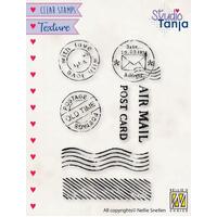 Nellie's Choice Texture Clear Stamp Post Stamps
