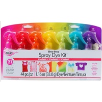 Tulip One-Step Tie-Dye Kit 7 Spray Bottles Confetti