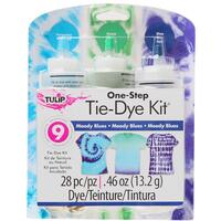 Tulip One-Step Tie-Dye Kit 3 Squeeze Bottles Moody Blues