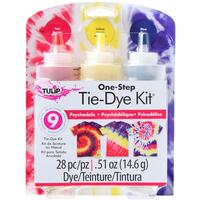 Tulip One-Step Tie-Dye Kit 3 Squeeze Bottles Psychedelic
