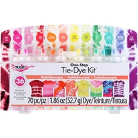 Tulip One-Step Tie-Dye Kit 12 Squeeze Bottles Kaleidoscope Kit