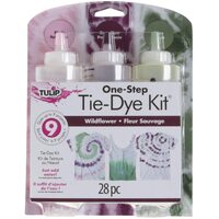 Tulip One-Step Tie-Dye Kit 3 Squeeze Bottles Wildflower