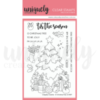 Uniquely Creative O Christmas Tree Stamp