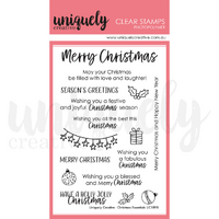Uniquely Creative Christmas Essentials Stamp
