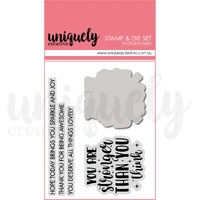 Uniquely Creative Stamp and Die Set - Stronger Than You Think