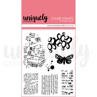 Uniquely Creative Heart & Soul Mixed Media Photopolymer Stamp