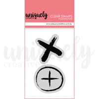 Uniquely Creative Grunge Markers Photopolymer Stamp