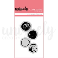 Uniquely Creative Circular Vibes Photopolymer Stamp