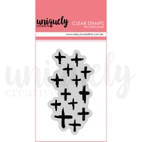 Uniquely Creative Random Crosses Photopolymer Stamp