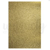Gold Glitter Cardstock A4