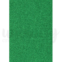 Green Glitter Cardstock A4
