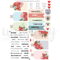 Uniquely Creative Cut-a-Part Sheet A December to Remember