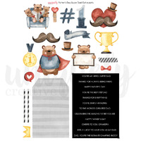 Uniquely Creative Cut-a-Part Sheet Super Dad