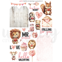 Uniquely Creative Cut-a-Part Sheet Valentine’s Animals