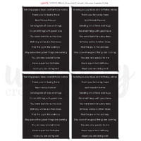 Uniquely Creative Cut-a-Part Sheet Mini Willow & Grace