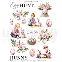 Uniquely Creative Cut-a-Part Sheet Easter Bunny