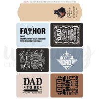 Uniquely Creative Cut-a-Part Sheet Top Dad
