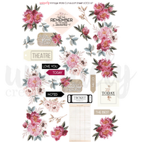 Uniquely Creative Cut-a-Part Sheet Vintage Walls