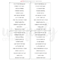 Uniquely Creative Cut-a-Part Sheet Mini - Serenity