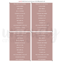 Uniquely Creative Cut-a-Part Sheet Mini Coral