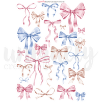 Uniquely Creative Cut-a-Part Sheet Bowtiful
