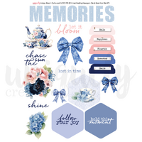 Uniquely Creative Cut-a-Part Sheet Indigo Bloom