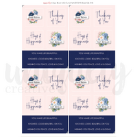 Uniquely Creative Cut-a-Part Sheet Mini - Indigo Bloom