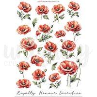 Uniquely Creative Cut-a-Part Sheet Poppies